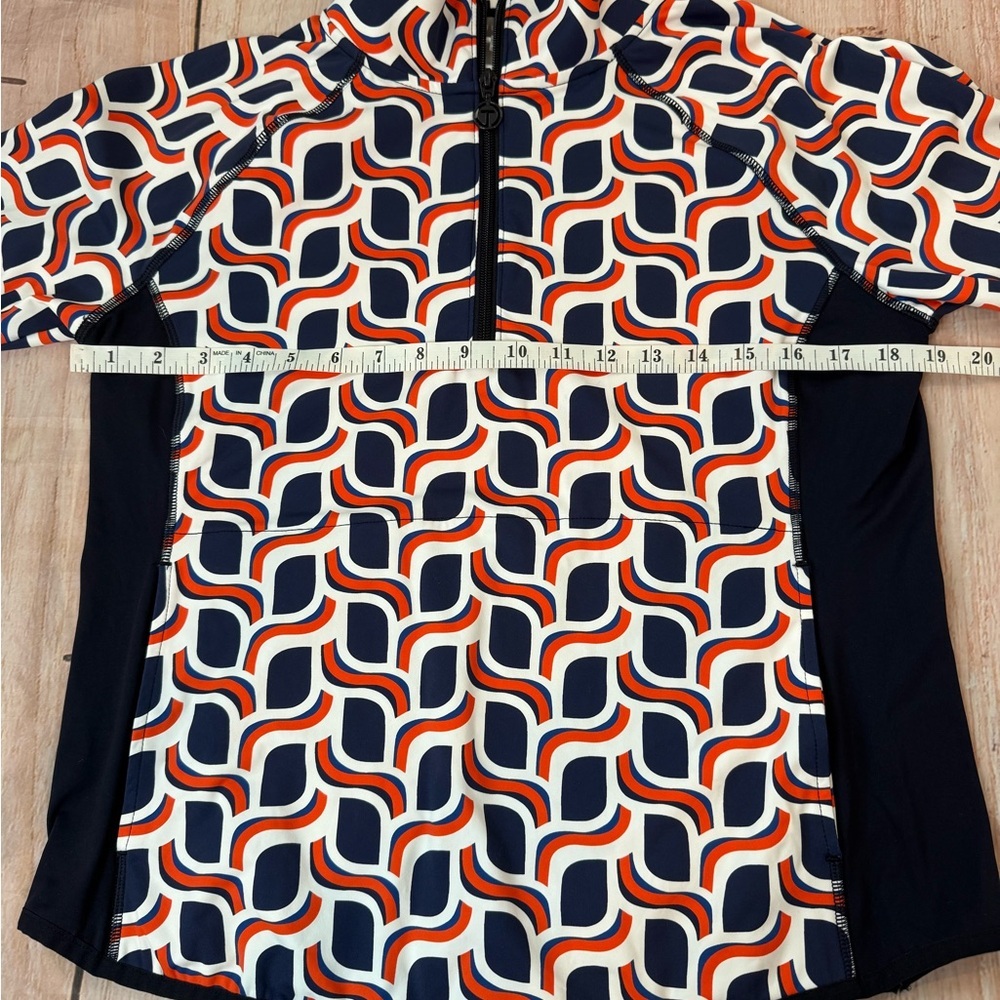 Talbots Size Medium Performance Interlock Half-Zi… - image 3